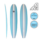 AREA51 Fun Mal 7' - 8'6 Surfboard Blue - Blackhawk International