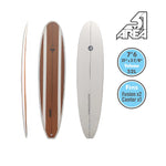 AREA51 Fun Mal 7' - 8'6 Surfboard Bamboo - Blackhawk International