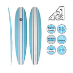 AREA51 Fun Mal 7' - 8'6 Surfboard Blue - Blackhawk International