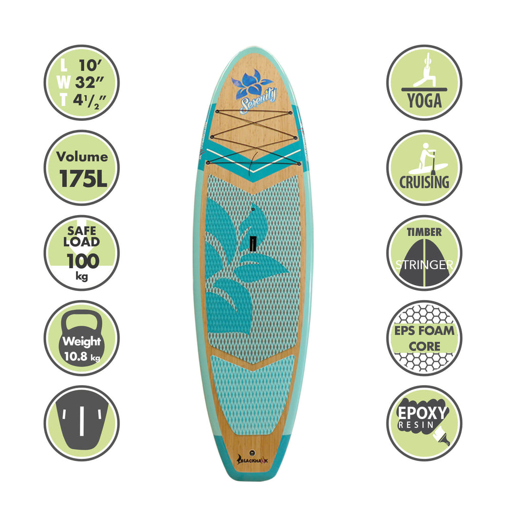 10' Serenity Aqua Yoga SUP Package - Blackhawk International