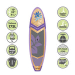 10' Serenity Purple Yoga SUP Package - Blackhawk International