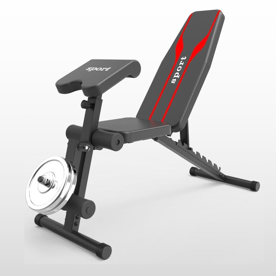 Blackhawk Full Body Exercise Bench With Barbells Rack Blackhawk Outdoor