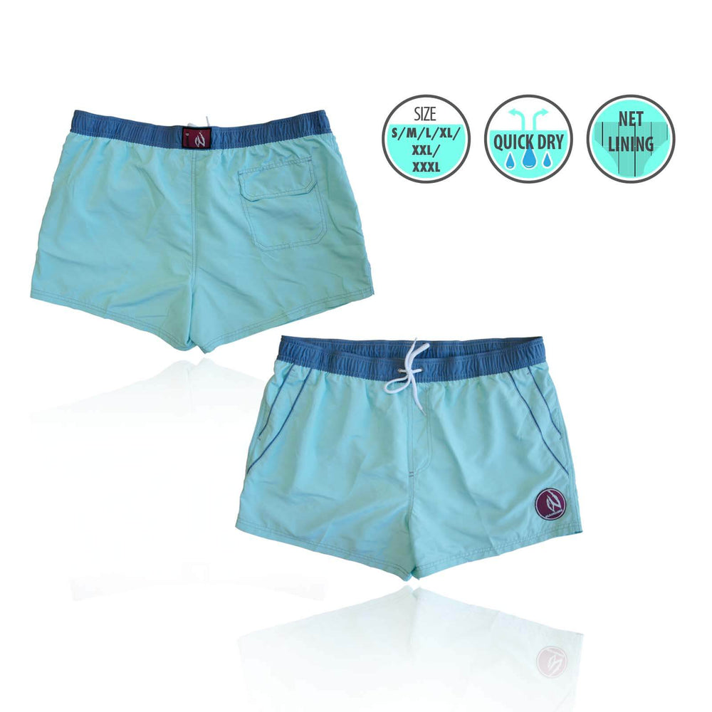 Mens Swim Beach Shorts Aqua BHACAPBS8 - Blackhawk International