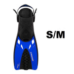 Cressi Tonga Snorkeling Fins Blue - Blackhawk International