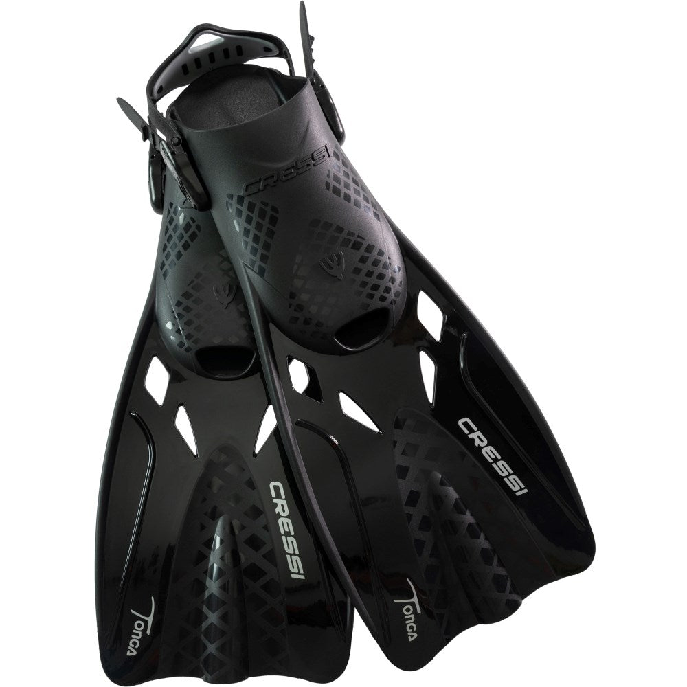 Cressi Tonga Snorkeling Fins Black - Blackhawk International