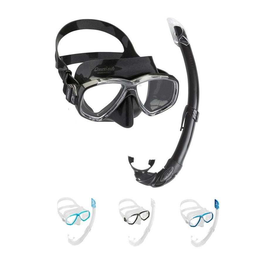 Cressi Perla Mask + Mexico Snorkel Set