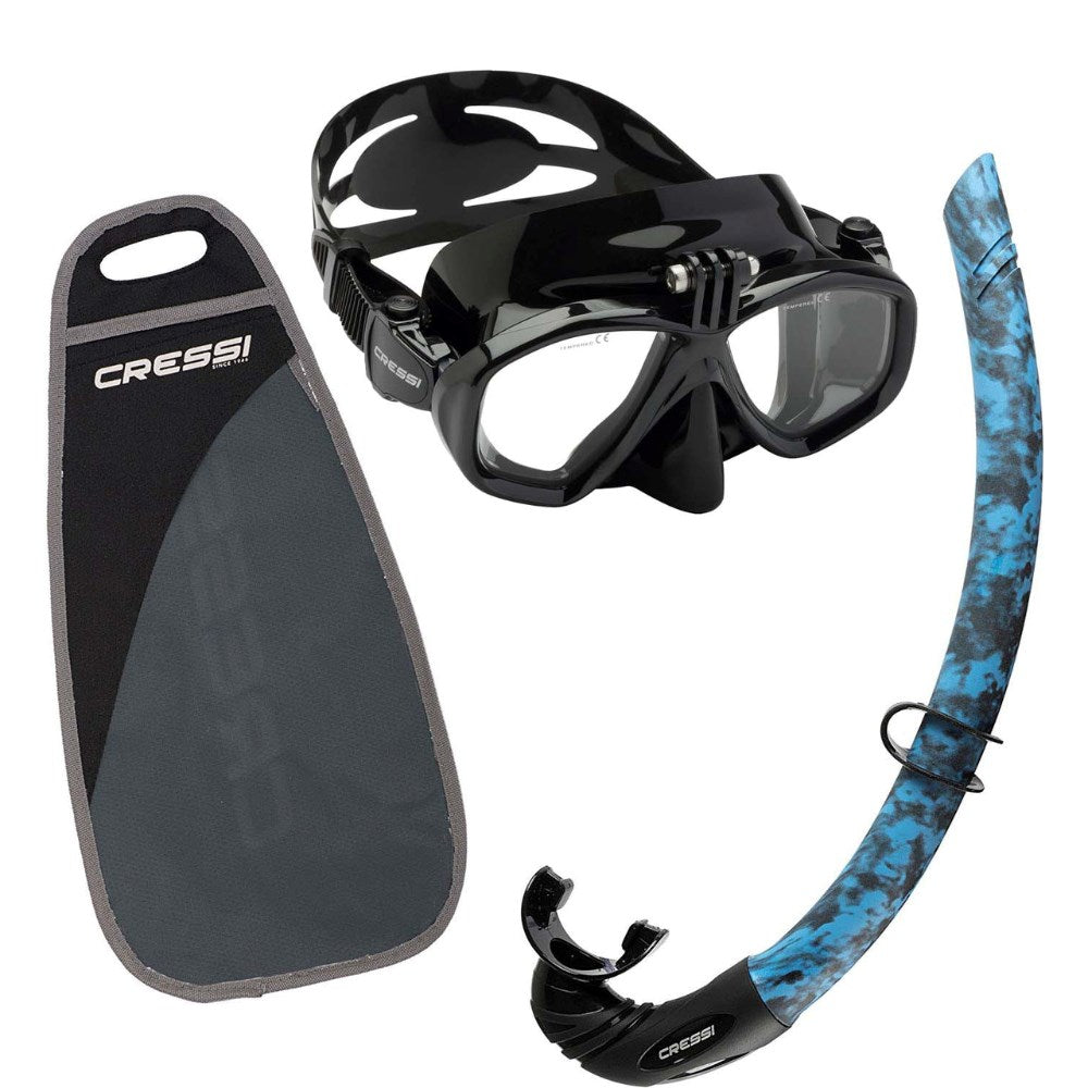 Cressi Action GoPro Mask + Free Snorkel Set - Blackhawk International