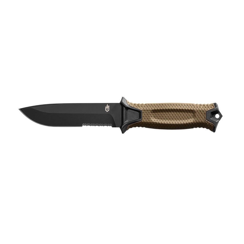 Gerber STRONGARM Serrated Edge Knife Coyote Brown - Blackhawk International