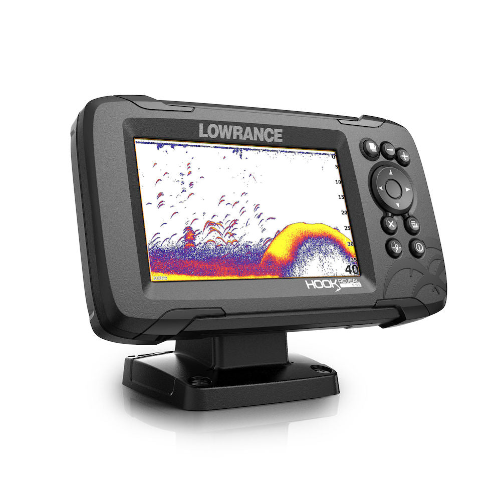 Lowrance Hook Reveal 5 Fish Finder Combo with 50/200 Transducer AUS/NZ Map - Blackhawk International