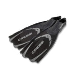 Cressi Pluma Diving Snorkeling Fins Black/Silver - Blackhawk International