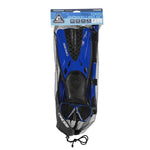 Cressi Tonga Mask Snorkel Fins Set Black/Blue - Blackhawk International