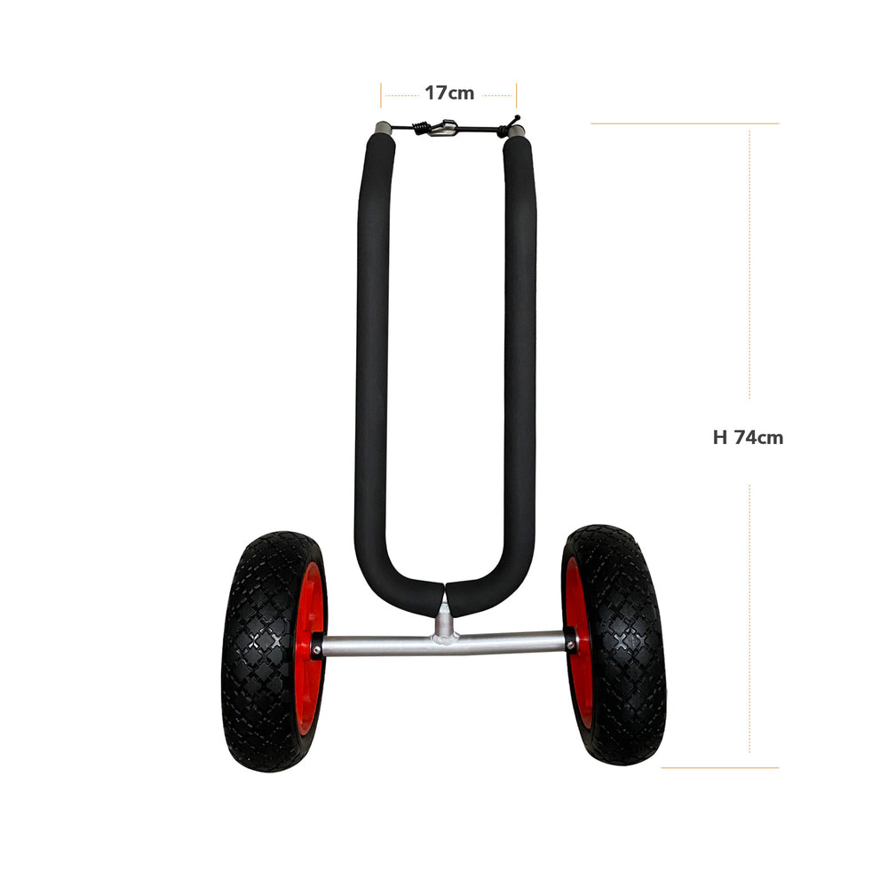 Pump free A/T wheels SUP Trolley - Blackhawk International