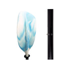 Winnerwell TNBW Kayak Paddle Fiberglass Shaft & Nylon Blade Mix Blue+White - Blackhawk International