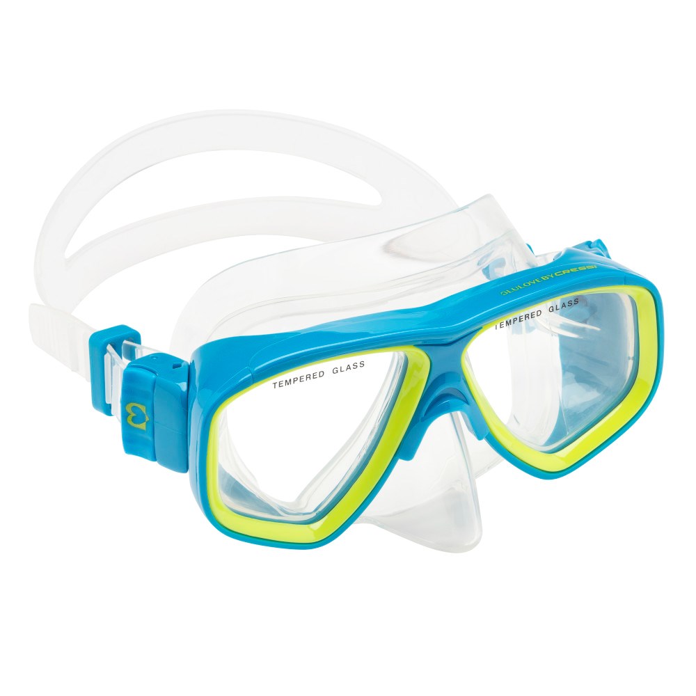 Cressi Rocks Junior Snorkeling Set Blue/Lime - Blackhawk International