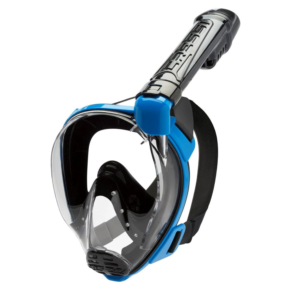 Cressi Baron Full Face Mask Black/Blue - Blackhawk International