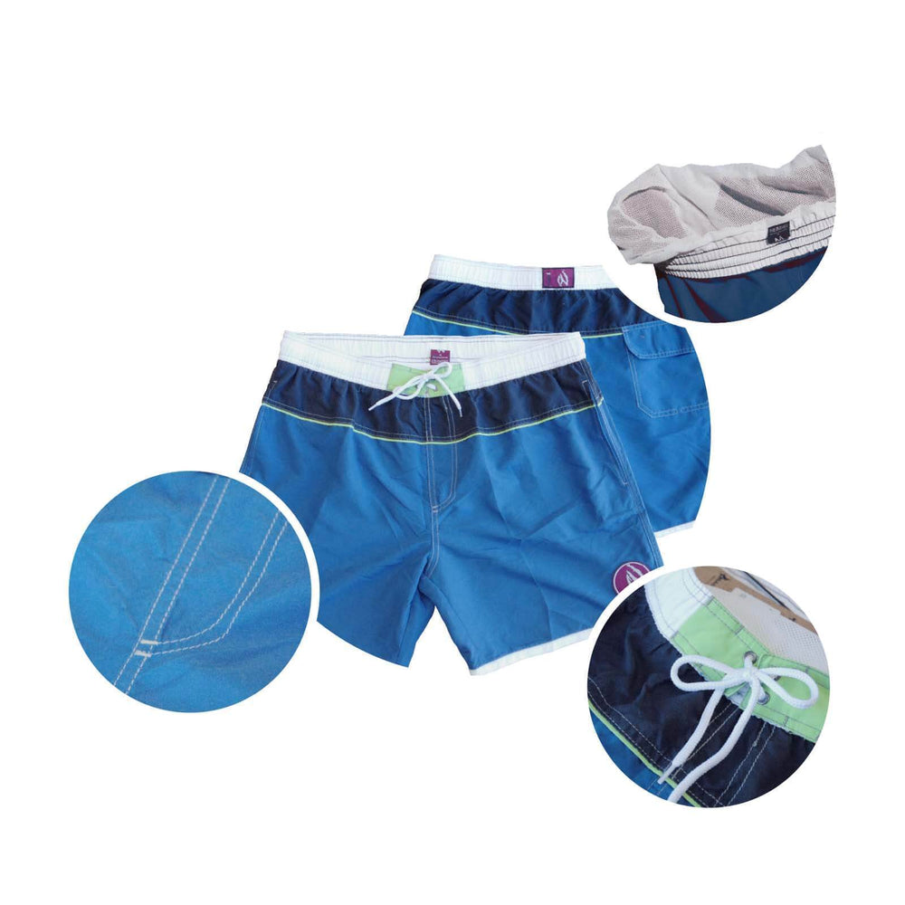 Mens Swim Beach Shorts Blue/Black BHACAPBS5 - Blackhawk International