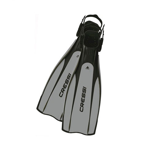 Cressi Pro Light Fins Silver